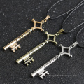 Wholesale Attack On Titan Necklace Key  Pendant Fashion Vintage Retro Anime Jewelry For Men Cosplay